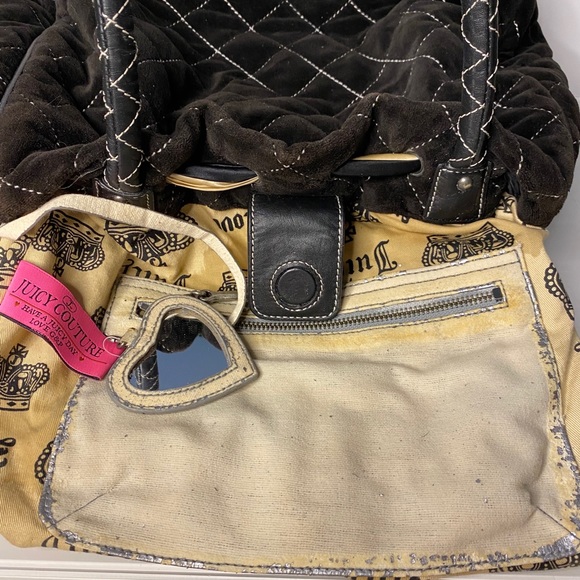 Juicy Couture Velvet Hobo Bag - Picture 2 of 6